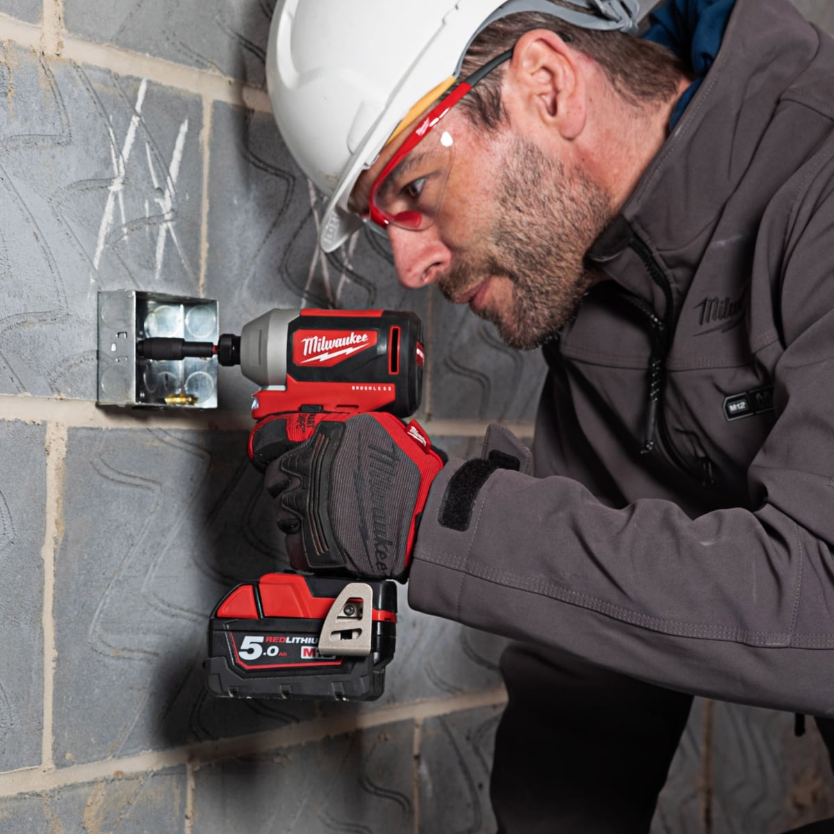Milwaukee 1/4in Hex Impact Driver with FREE Case